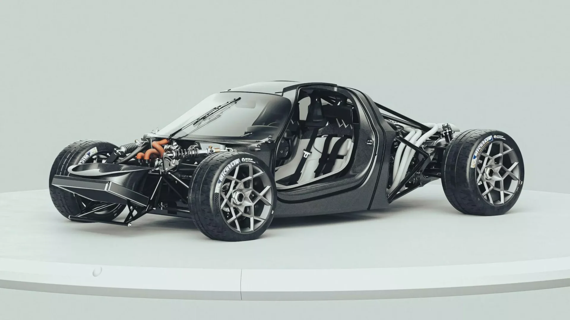 OilStainLab HF hypercar — surfacing Class A